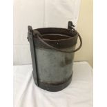 Metal milk bucket