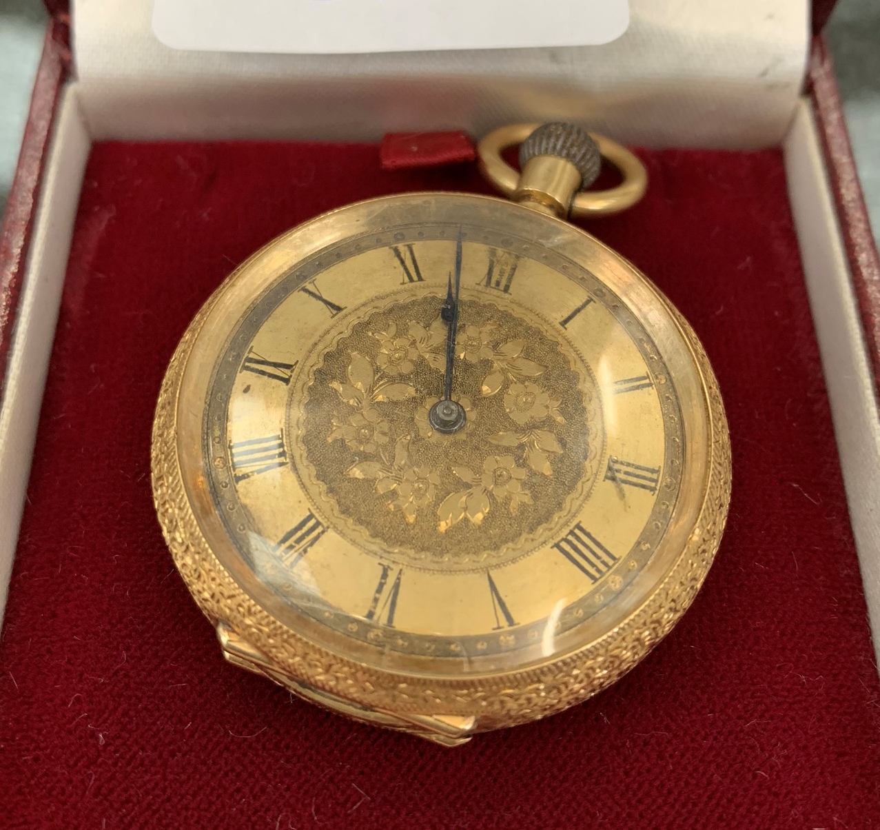 An 18ct pocket watch by Bennett