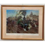 Terence Cuneo (1907-1996): A limited edition colour print of railway interest, 'The Elizabethan',