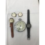 A quantity of vintage watches to inc Roamer,