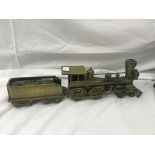 Brass train and tender