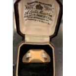 An art deco 1930s 9ct gold signet ring