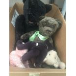 A box of Ruski teddy bears