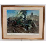 Terence Cuneo (1907-1996): A limited edition colour print of railway interest, 'The Elizabethan',