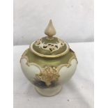 Royal Worcester James Stinton pot pourri,