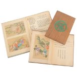 A set of 3 Chinese souvenir folding books Early 20th century Describing in Chinese and English the