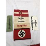 Six German armbands