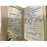 A Soviet Union Pass and Papers