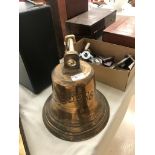 A ship's bell: New Zealand Shipping Company