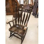 A rocking chair