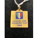 John Smith Swindon Town FC Winners Medal from the 1969 Anglo-Italian league cup winners cup.