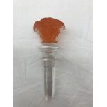 A boxed Rosenthal Versace bottle stopper