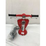 Novelty Lambreta lamp in red