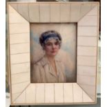 An early 20th century portrait miniature of a lady;