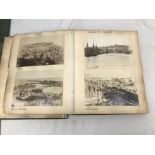 A Victorian travel album plate camera; together with photographs of Wales, Cornwall,