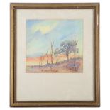 Byram Mansell (Australian, 1893-1977): Australian landscape, watercolour, signed lower right,