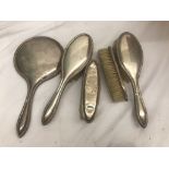 A HM silver dressing set