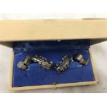 Cased Links of London railway charms