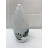 A Louis Thomson Aqua Skate Limited Edition signed bullet vase