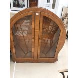 An Art Deco display cabinet