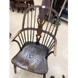 A 19th century Windsor chair