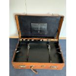 A 19th century Dupont leather travelling case,