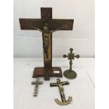 Four crucifixes