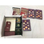 BUNC and proof cased coins, Zambia,