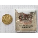 A 9ct gold 1977 gold coin