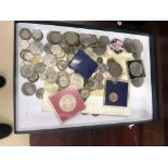 A quantity of World and GB coins to inc pre-47 issues