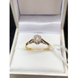 An 18ct diamond solitaire ring