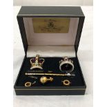 A boxed miniature Crown Jewels collection