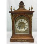 A 19th century AGU Lenzkirch mantel clock, with eight-day movement, ting-tang strike,