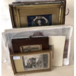 A quantity of prints and watercolours of various subjects