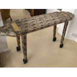 An Egyptian style tiger table