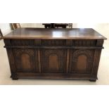 An oak coffer by Titchmarsh & Goodwin