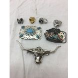 US belt buckles and rings