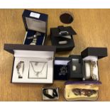 A quantity of ladies dress jewellery and watches to inc Boccia