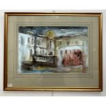 Sax Shaw (Scottish, 1916 to 2000): Edinburgh Medical School, watercolour, labelled verso,