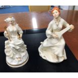 Two Royal Doulton ladies: 'Queen of the Ice' HN2345 and 'Serenade' HN2753