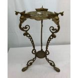 A 19th/20th century brass stand