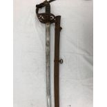 An 1825/47 pattern Officers sword to the Victoria Rifle Corps,