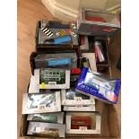 A box of boxed diecast to inc Corgi etc