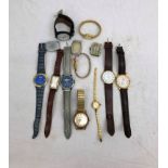 A quantity of watches to inc Timex,