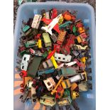 A box of playworn Lesney & Matchbox