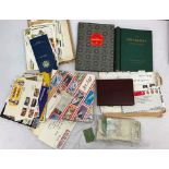 A quantity of stamps to inc World and GB, albums,