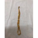 17th century amber prayer beads