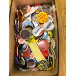 A box of badges