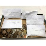 A quantity of World and GB coins to inc silver