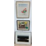 Three signed prints to include: Renée Halpern (Polish/French, b.